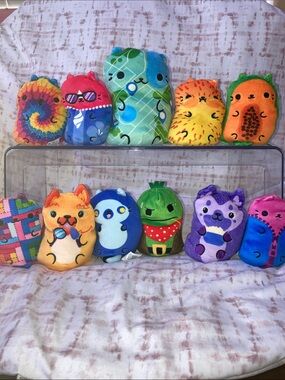 Cats Vs Pickles mixed lot of 11 bean bag plush